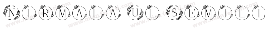 Nirmala Ul Semilight字体转换